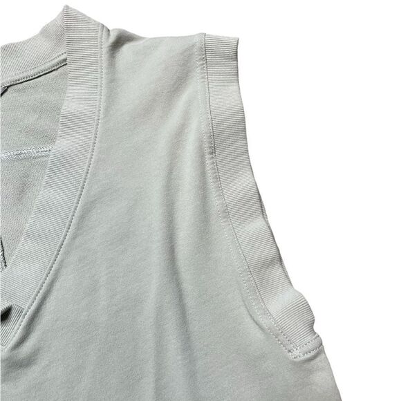 ATHLETA Retroterry V-Neck Sleeveless Sweater Green Size Small - Picture 5 of 7
